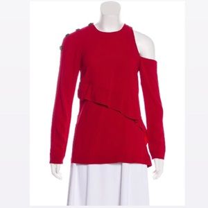 Proenza Schouler Cold Shoulder Top sz 10